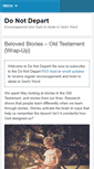 Mobile Screenshot of donotdepart.com